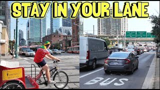 Toronto's Busiest Weekend? A Rush Hour Walk Past The New Spadina Ave Bus Lanes & Along The Bentway