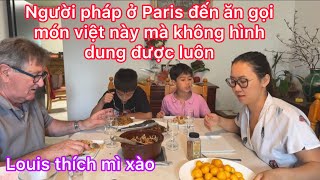 Mì xào thịt bò/xoắn não với ông khách từ Paris gọi món việt mà không hiểu ra làm sao/cuộc sống pháp