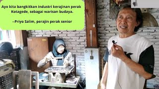 Ayo bangkitkan industri perak  Kotagede. Ini warisan budaya tak benda. #indonesia #craft