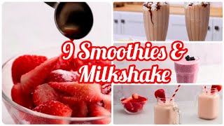 "SMOOTHIE LOVERS REJOICE!!! 9 Smoothie recipes to try