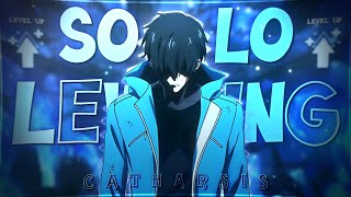 Solo Leveling "Sung Jin-Woo" - Catharsis [Edit/AMV] 4K (+Free Project File)!