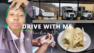 DRIVE WITH ME! - Trucking Vlog + I Got Injured 😩 and I missed my turn! CHILLLEEEE