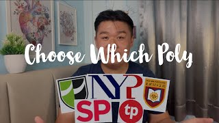 Choosing Which Poly to Go To (SP, RP, NP, NYP, TP) | Polytechnic Open House 2021 {Jeremiah Tang}