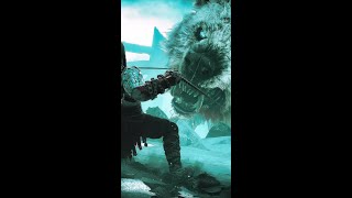 Garm becomes Fenrir | Atreus Puts Fenrir's Soul Into Gram The Giant Wolf. #shortvideos