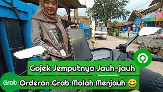 Orderan Gojek Jemput nya Jauh eh Orderan Grab Malah Menjauh 😆 | Live onbid Bandung