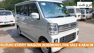 SUZUKI EVERY WAGON  2020 MODEL FOR SALE KARACHI PAKISTAN !! برائی فروخت