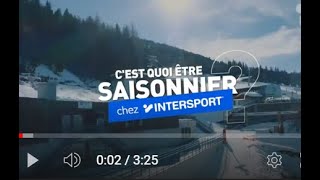 INTERSPORT/SAISON 22/23 - recrutement de saisonniers ski