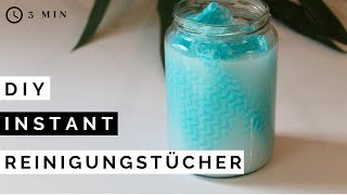 DIY INSTANT Reinigungstücher I wiederverwendbar I low waste