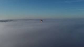 【4K Drone Footage】Enjoying breathtaking scenery above the clouds