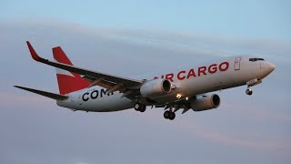 Plane Spotting from East Midlands Airport + Compass Air Cargo 737-800BCF