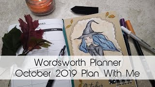 Wordsworth Planner | October 2019 Plan With Me