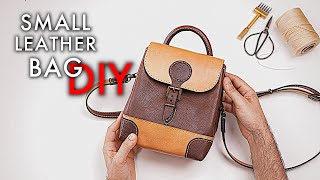 Small Leather Bag - Easy DIY Project with PDF Pattern