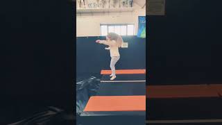 She's Amazing At Flips! #gym #fun #family #youtubeshorts #shorts