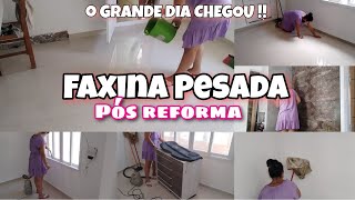 FAXINA PESADA E COMPLETA NA CASA PÓS REFORMA| PRIMEIRA FAXINA DO ANO| FICOU NOVA #faxinapesada