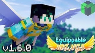 NEW EQUITABLE WINGS FOR MINECRAFT 1.21.20+ BY @Mhafy.1016