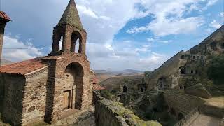 Davit Gareja Monasteryდავით გარეჯის ლავრა (Lavra and Udabno) and Udabno უდაბნო Town, in Georgia