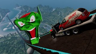 In The Clouds Ramp in Jungle Rock Island #2 - BeamNG / havocNG