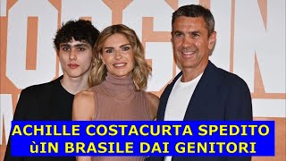 achille costacurta spedito in brasile dai genitori