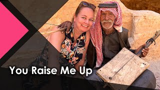 ❤️🌍 WHEN EAST MEETS WEST | You Raise Me Up - Wendy Kokkelkoren (Live in Petra Jordan)