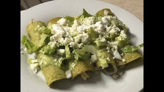 ENCHILADAS VERDES DE POLLO