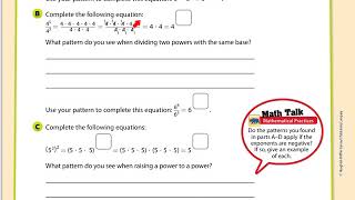 HEMS Math 8 Lesson 2.1