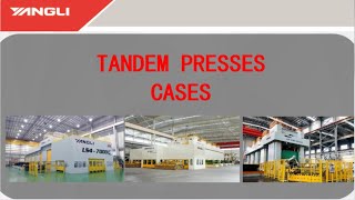 TANDEM PRESSES LINE FROM YANGLIPRESS. #YANGLIPRESS #TANDEMPRESSES #PRESSTOPRESS #stampingpress