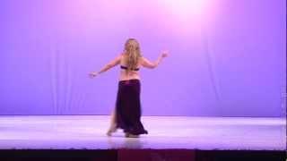 Katalin Breban dancing oriental mejancé on Annual Gala Show 2012