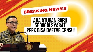 Breaking News..!!! Ada Aturan Baru Mengenai Syarat PPPK Bisa Mendaftar Sebagai CPNS di Tahun 2024