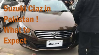 Suzuki CIAZ in Pakistan! What to expect