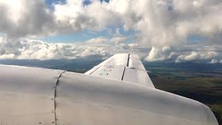 Loganair Saab 340 Landing at Glasgow