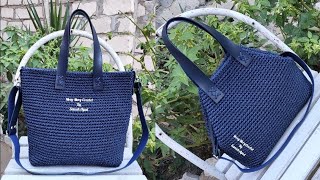 حقيبه كروشيه نسائيه تريند 1X2 crochet bag/Bolsa de ganchillo/Tığ işi çanta/Bolsa de crochê هدايا عيد