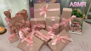 ASMR 1000% МУРАШКИ🎁РАСПАКОВКА МИЛЫХ ПОДАРКОВ🎉НА ДР🎁ОТ АНЕЧКИ/ШУРШАНИЕ ПАКЕТИКОВ БУМАГИ🫠ШЕПОТ