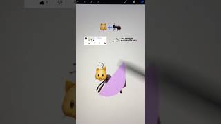 Comente 2 emojis 💛 #shortsyoutube #shortsvideo #arte #shortsfeed #shorts #ipad #procreate #fy #diy