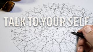 You're a collection of your selves ▲ Drawing a mandala