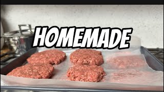 Father And Son Make Hamburger Patties | We are tired of the high prices of premade patties