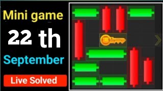 Hamster Kombat mini game puzzle solve live solved 22 September