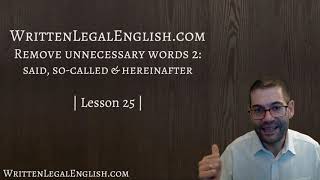 Improve your professional English writing skills: 25. Remove unnecessary words 2