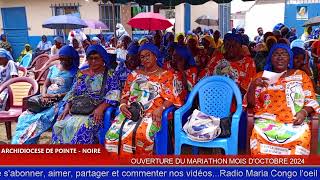 RADIO MARIA CONGO: OUVERTURE DU MARIATHON MOIS D'OCTOBRE 2024