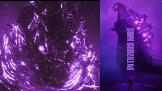 Burning Godzilla Nuclear Pulse With Shin Godzilla Effects and Music