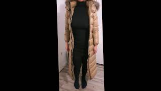 X Tra long down jacket