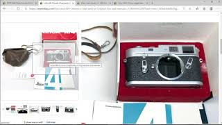 Price Check - Leica M4 Vintage Camera Gear Mint in Box 35mm Film Gear Flipper's Guide to Luxury