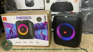 HÁT KARAOKE VỚI JBL PARTYBOX ENCORE ESSENTIAL - Nhỏ Gọn Tuyệt Đỉnh Tiện Dụng