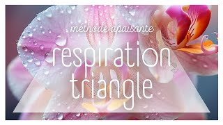 RESPIRATION TRIANGLE APAISANTE / 5 MIN / METHODE CALMANTE / ORCHIDEE