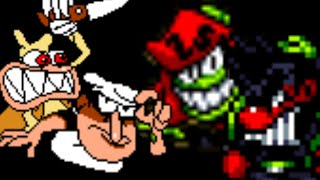 Peppino And The Noise Meets Anton And Annie [Pizza Tower Vs Antonblast] Sprites Fight