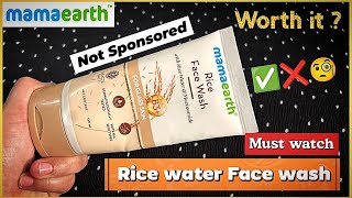 Mamaearth Rice Face Wash With Rice Water & Niacinamide for Glass Skin best rice face wash? dry oily