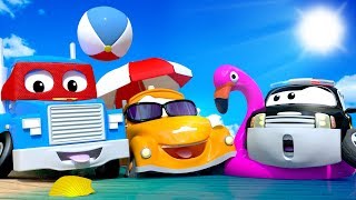 Car City on Holidays - SUMMER COMPILATION  - Summer Cartoons for children with Carl, Tom & cie !