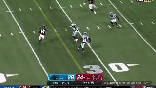 Damiere Byrd Insane go ahead TD vs panthers