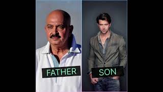 Bollywood Actor's Real Father And Son 🔥😱 #bollywood #actor #viralshorts