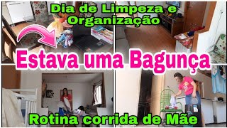 ESTAVA UMA BAGUNÇA 😱- LIMPEZA E ORGANIZAÇÃO NA CASA- Rotina Corrida de Mãe