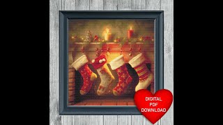 Christmas Stocking Cross Stitch Video